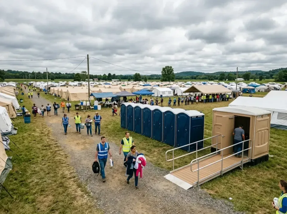 disaster-relief-camp-restrooms-010 — frequently asked questions, Dumpster & Portable Bathrooms Rental in Bright, IN